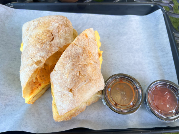 Breakfast Po’Boy Sandwich