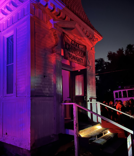 Exterior of a Victorian church building