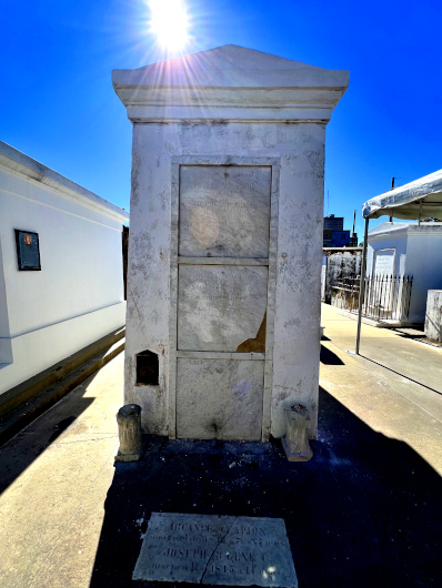 Tomb of voodoo priestess Marie Laveau