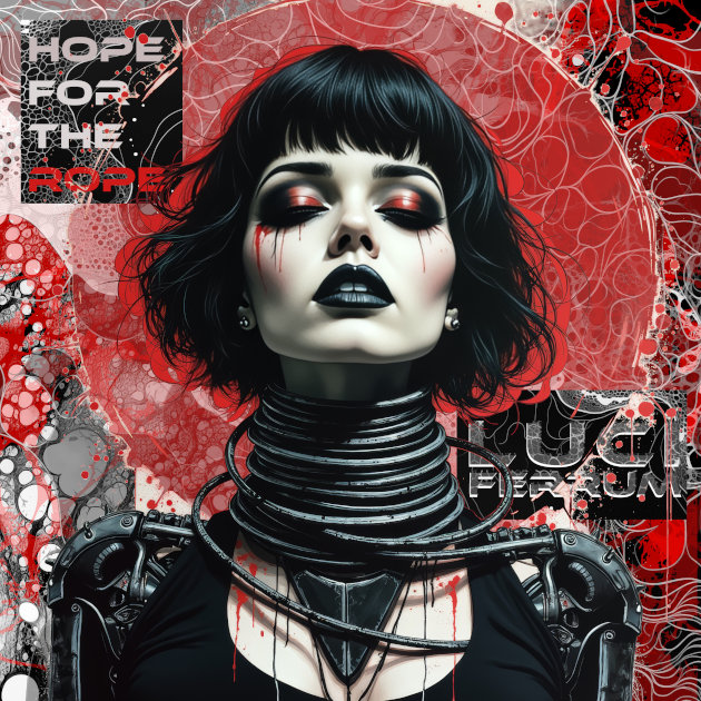 Artwork for Luci Ferrum's single "Hope for the Rope"