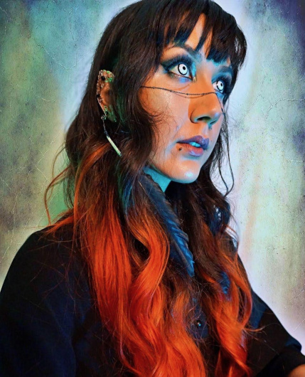 Horror hostess Melevill (Photo credit: W.V.)