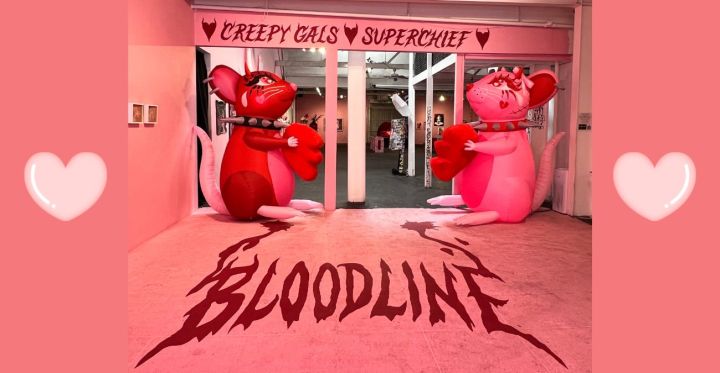 Creepy Gals Bloodline exhibition at Superchief Gallery