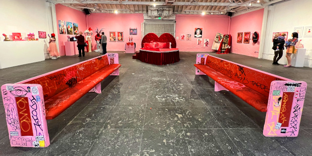 Creepy Gals Bloodline group art show at Superchief Gallery