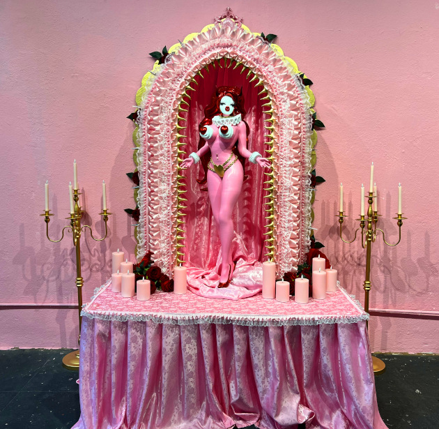 Creepy Gals Bloodline exhibit at Superchief Gallery