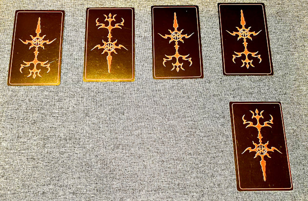 My Anxiety D(a)emon tarot spread