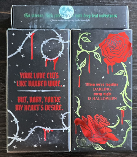 Black Moon Cosmetics lip products: Wendigo, Heart's Desire, Mon Cher