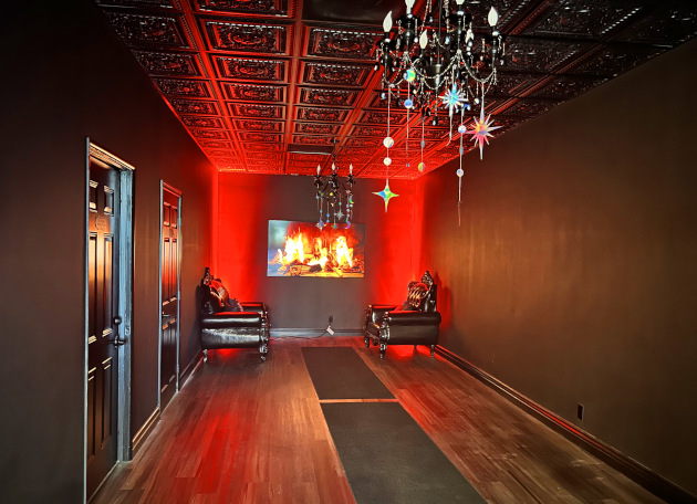 Event space at Black Moon Cosmetics shop