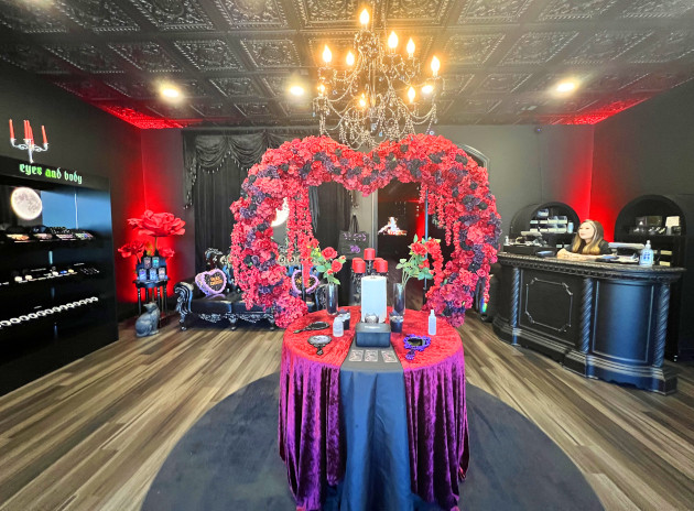 Inside the Black Moon Cosmetics shop