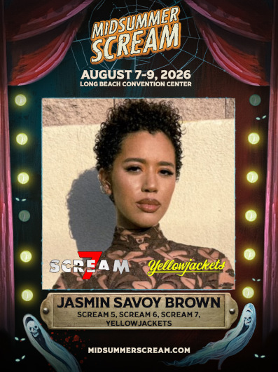 Jasmin Savoy Brown Midsummer Scream 2026 special celebrity guest