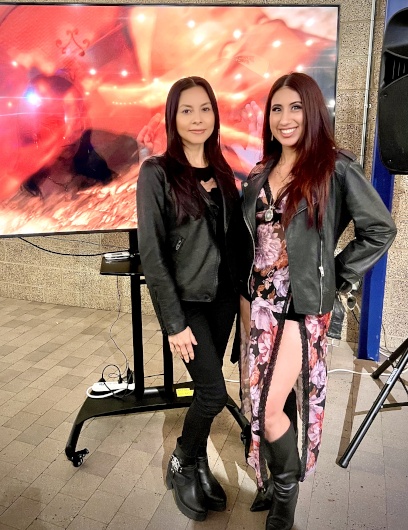 Vamp Jenn with BRUJITAS series creator Natalie Garcia