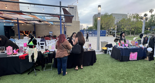 BRUJITAS panel and market at La Plaza de Cultura y Artes