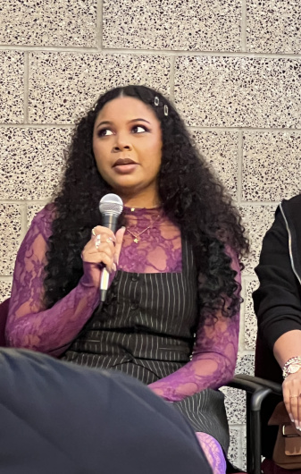 Millie Del Oro who plays Yasmin in BRUJITAS