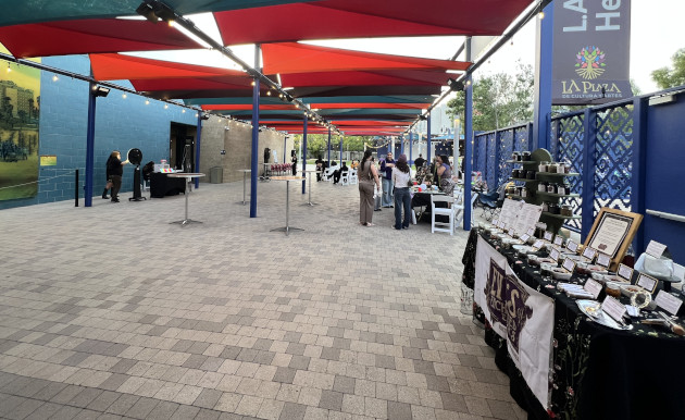 BRUJITAS panel and market at La Plaza de Cultura y Artes