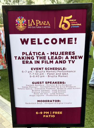 BRUJITAS panel and market at La Plaza de Cultura y Artes