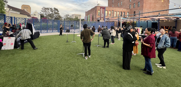 BRUJITAS panel and market at La Plaza de Cultura y Artes