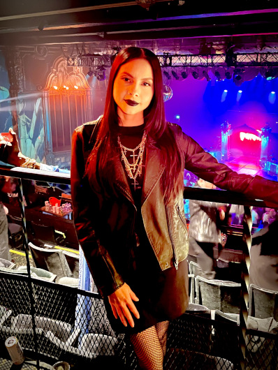 Vamp Jenn at the Boulet Brothers' Dragula: Titans Tour of Terror LA show