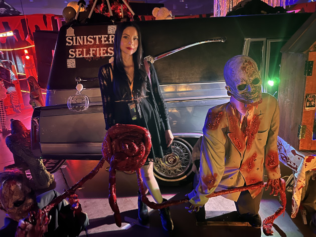Sinister Selfies photo op at Midsummer Scream