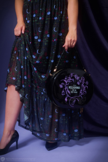 Practical Magic x Unique Vintage Belladonna Leatherette Circle Bag (Photo credit: Unique Vintage)